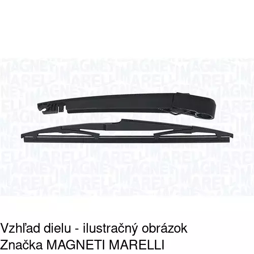 Lišta stierača Twin POLCAR W1T1666B