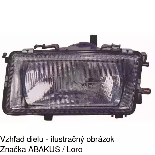 Hlavný reflektor 1307090E /POLCAR/ - obr. 3