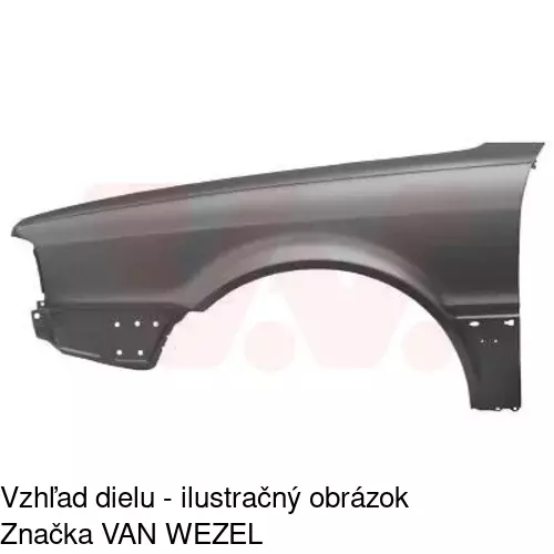 Predný blatník 130801 /POLCAR/ - obr. 1