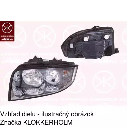 Hlavný reflektor POLCAR 132210-V