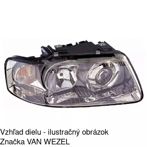 Hlavný reflektor 1323102E /POLCAR/ - obr. 5
