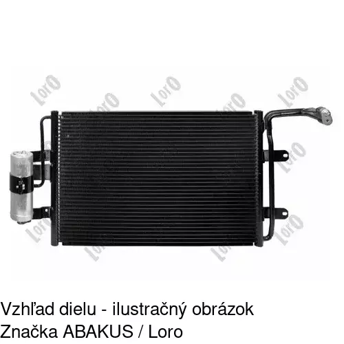 Chladiče klimatizácie 1323K8C2S /POLCAR/ - obr. 3