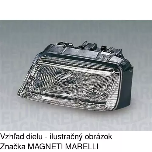 Hlavný reflektor 132410-E /POLCAR/ - obr. 2