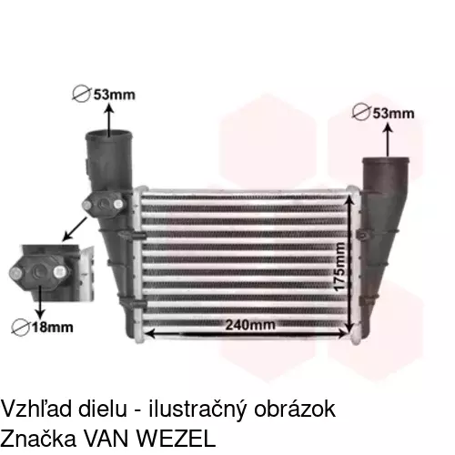 Chladiče vzduchu (Intercoolery) 1324J8-1 /POLCAR/ - obr. 5