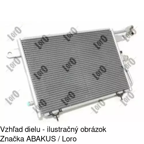 Chladiče klimatizácie POLCAR 1326K8C1S
