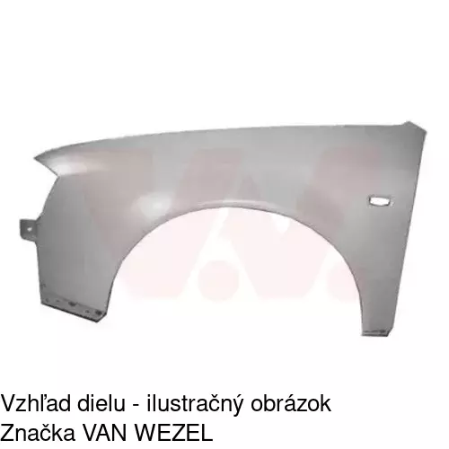 Predný blatník 132701-1 /POLCAR/ - obr. 3