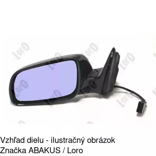Vonkajšie zrkadlo 1327514M /POLCAR/ - obr. 2