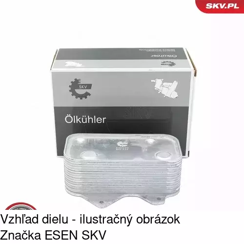 Chladiče oleja 1327L8-2 /POLCAR/ - obr. 3