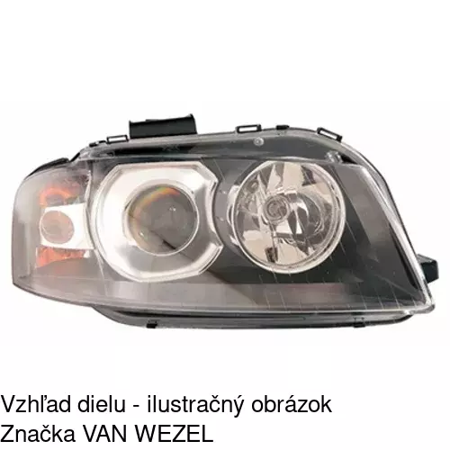 Hlavný reflektor 1331101E /POLCAR/ - obr. 5
