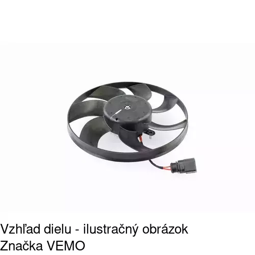 Ventilátor bez krytu / podpery 133123U3-1 /POLCAR/ - obr. 4