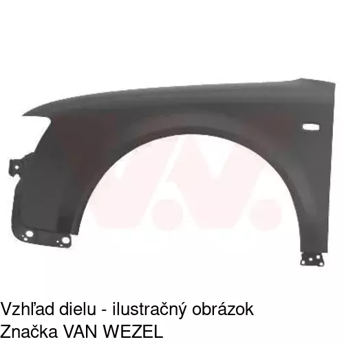 Predný blatník 133401-J /POLCAR/ - obr. 3