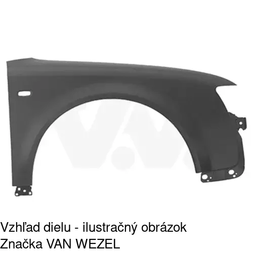 Predný blatník 133402-J /POLCAR/ - obr. 3
