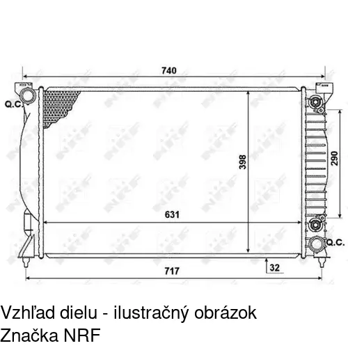 Chladiče vody 133408A7 /POLCAR/ - obr. 3