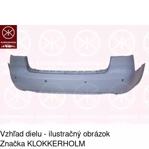 Zadný nárazník POLCAR 133596