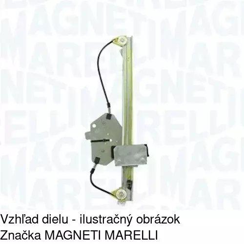 Mechanizmus sťahovania okna elektrický bez motora 1335PSG3 /POLCAR/ - obr. 1