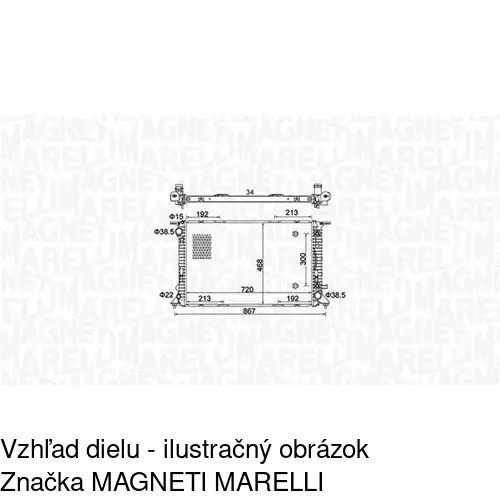 Chladiče vody 133708-2 /POLCAR/ - obr. 1