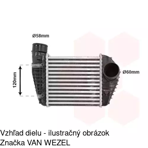 Chladiče vzduchu (Intercoolery) 1338J84X /POLCAR/ - obr. 2
