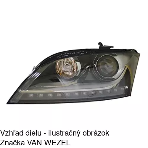 Hlavný reflektor 1351094U /POLCAR/ - obr. 2