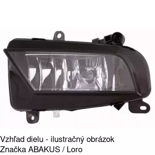 Hmlové svetlo - predné 13D1290E /POLCAR/ - obr. 3