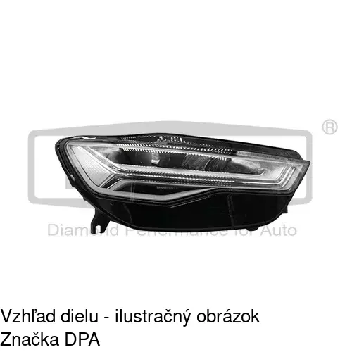 Hlavný reflektor POLCAR 13E210-H