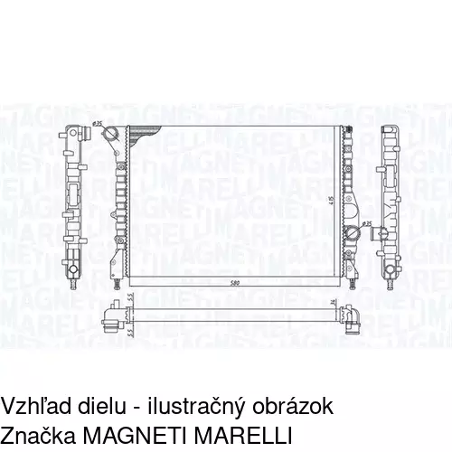 Chladiče vody POLCAR 1404082X