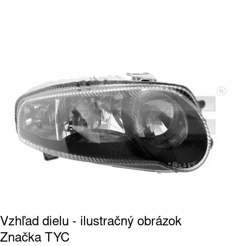 Hlavný reflektor POLCAR 1404104E