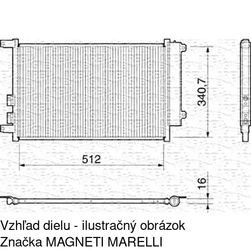 Chladiče klimatizácie POLCAR 1404K83X