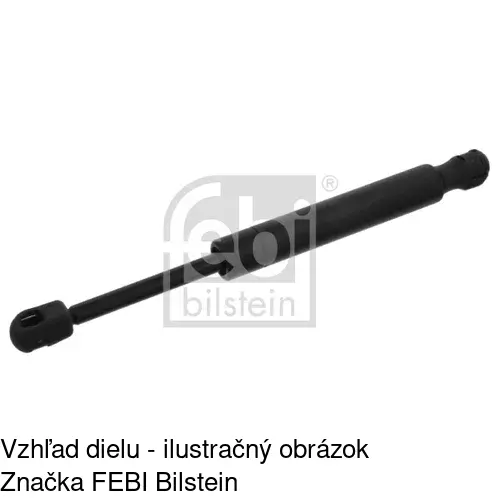 Plynová pružina 1411AB1 /POLCAR/ - obr. 1