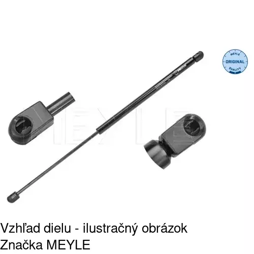 Plynová pružina 1411AS /POLCAR/ - obr. 2