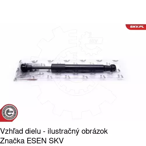 Plynová pružina 1421AB /POLCAR/ - obr. 3