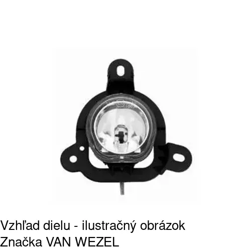 Hmlové svetlo - predné 1425300E /POLCAR/ - obr. 5