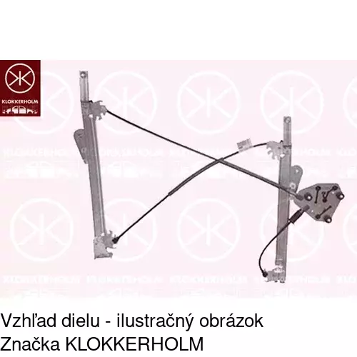 Elektrický mechanizmus okna dverí POLCAR 1425PSE2E