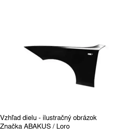 Predný blatník 200101 /POLCAR/ - obr. 2