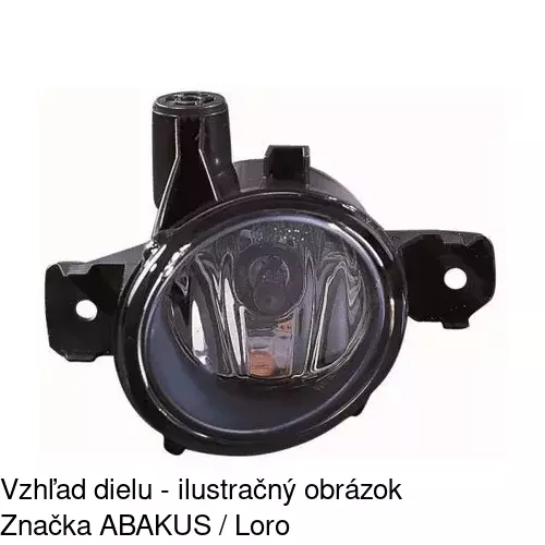 Hmlové svetlo - predné 2001300E /POLCAR/ - obr. 4