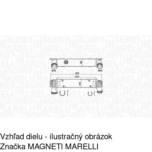 Chladiče vzduchu (Intercoolery) 2001J8-3 /POLCAR/