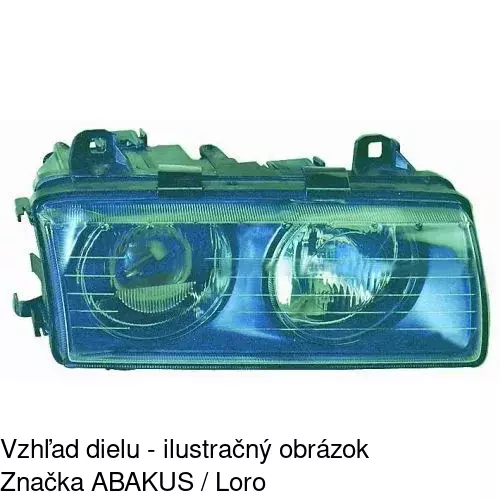 Hlavný reflektor POLCAR 2007093H