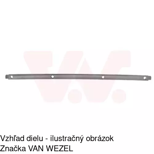 Lišta nárazníka 200996-7 /POLCAR/ - obr. 3