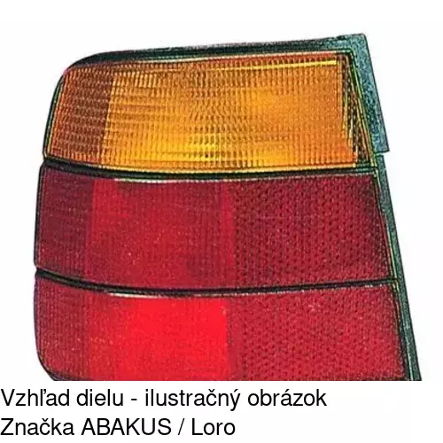 Zadné svetlo POLCAR 2015884E
