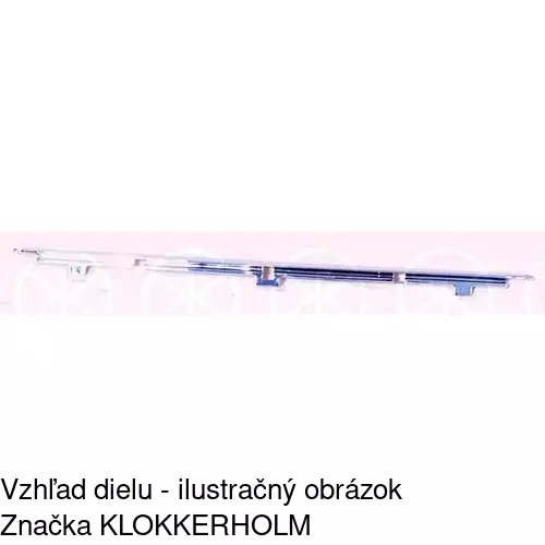 Lišta nárazníka POLCAR 201607-8