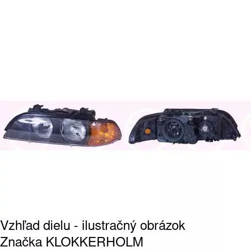 Hlavný reflektor 201610-E /POLCAR/ - obr. 1
