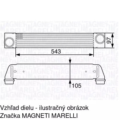 Chladiče vzduchu (Intercoolery) 2017J81X /POLCAR/ - obr. 3