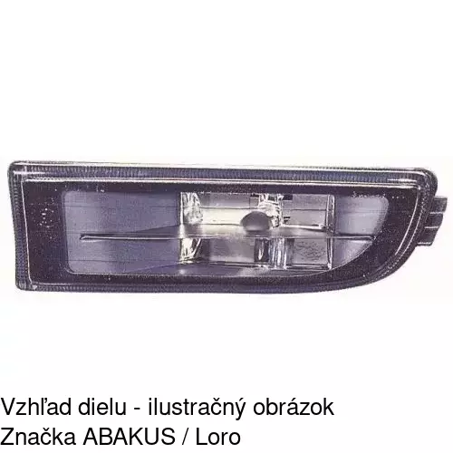 Hmlové svetlo - predné 2022300E /POLCAR/ - obr. 2
