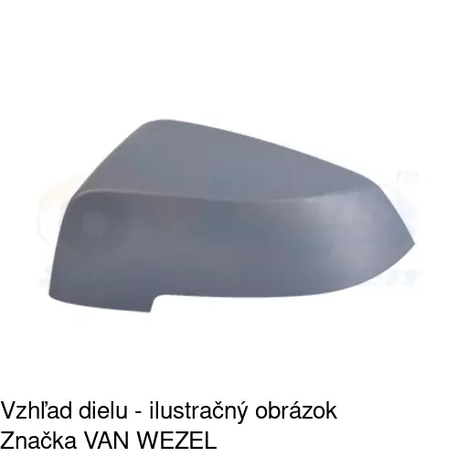 Rám vonkajšieho zrkadla 202554PM /POLCAR/ - obr. 2