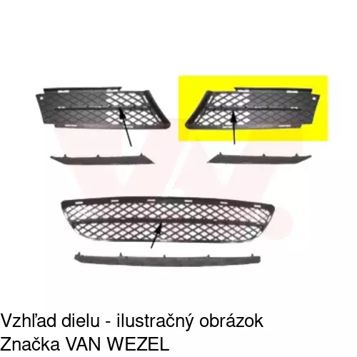 Kryt v nárazníku 20402711 /POLCAR/ - obr. 1
