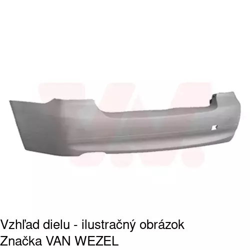 Zadný nárazník 204096 /POLCAR/ - obr. 1