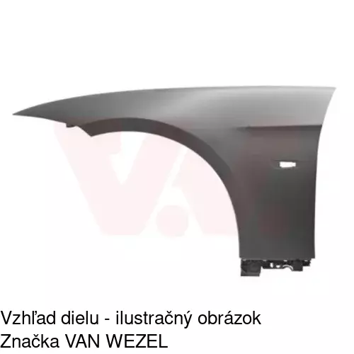 Predný blatník 204101 /POLCAR/ - obr. 1