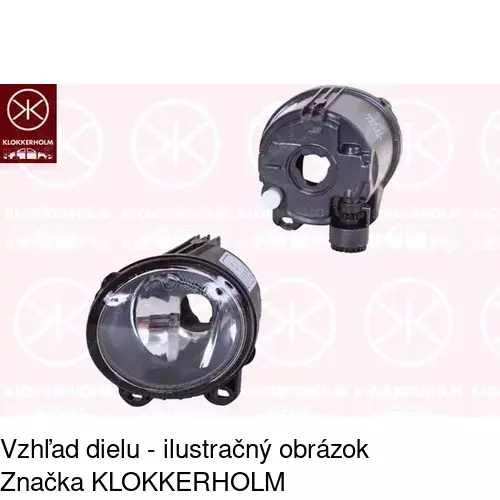 Hmlové svetlo - predné 2041303E /POLCAR/ - obr. 1