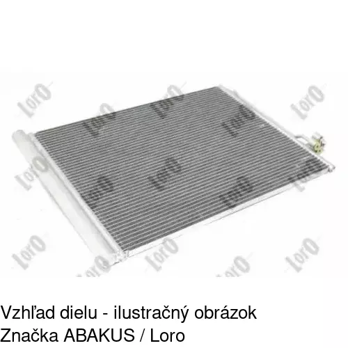 Chladiče klimatizácie 2051K81X /POLCAR/ - obr. 3