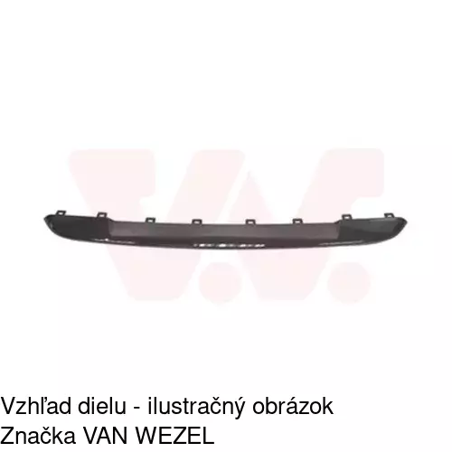 Lišta nárazníka POLCAR 20600720