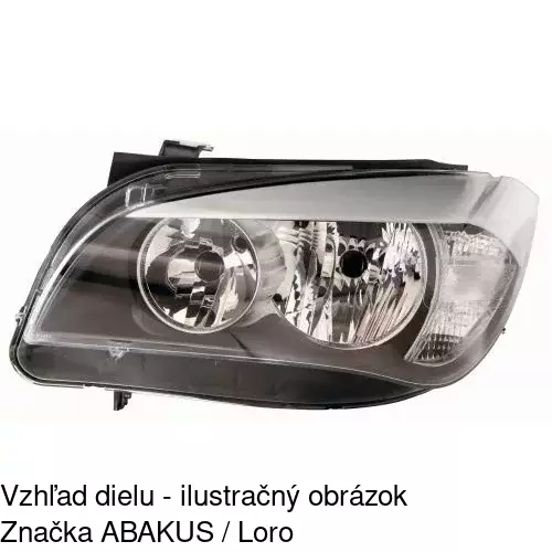 Hlavný reflektor 206010-V /POLCAR/ - obr. 2